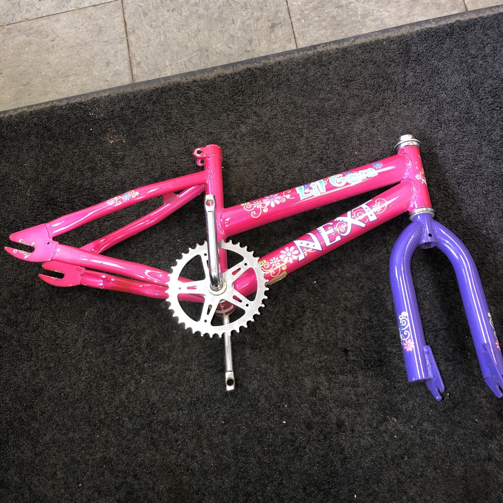 NEXT  Lil Gem Girls' 16" 1-Speed Bike Frame  & Crank  & Fork