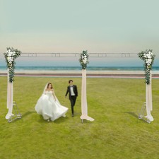 Wedding Arch Backdrop Stand Iron Free Standing Wedding Flower Display Frame 3x6m