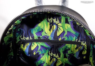 disney maleficent mini backpack - eight3five x loungefly exclusive WondaPop 11" Vegan Leather Fashion this backpack glows on the front and side panels Loungefly Disney Sleeping Beauty Purple