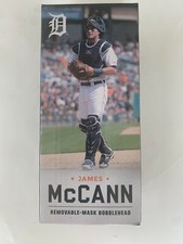 JAMES McCANN REMOVABLE-MASK DELTA BOBBLEHEAD DETROIT TIGERS NIB #34 CATCHER