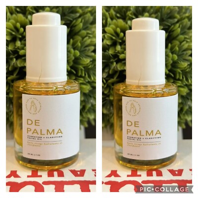 2x Ode to Self - De Palma Hydrating and Clarifying Facial Oil 1oZ / 30mL