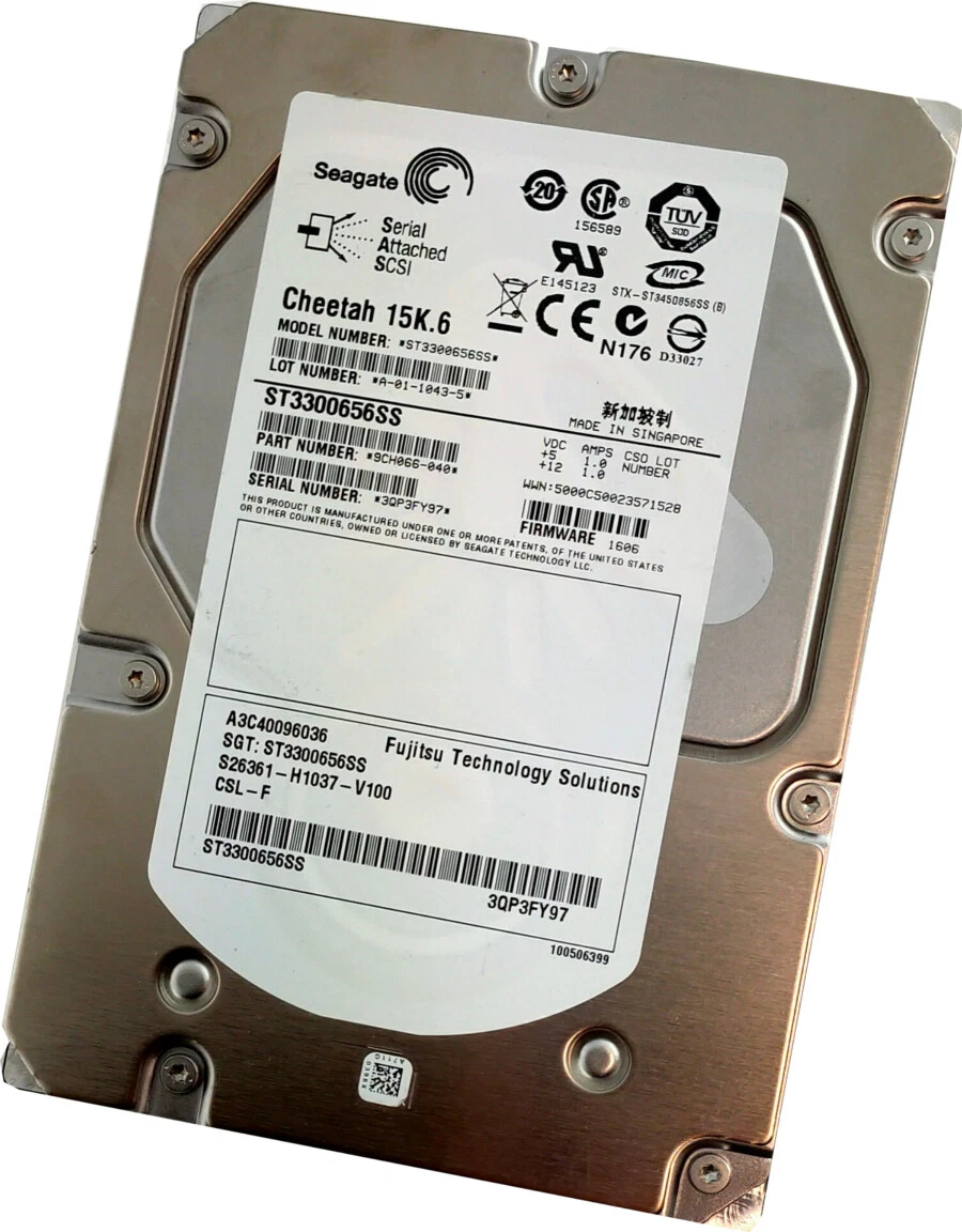 Fujitsu A3C40096036 300GB 15K SAS S26361-H1037-V100