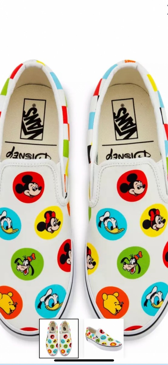 Vans Disney World 50th Anniversary Classic Slip on Mens 11  display picture 2