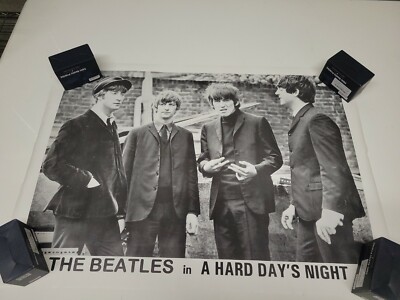 THE BEATLES ポスター シルバー メタリック s-l400.jpg