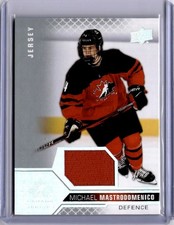 Michael Mastrodomenico Jersey #33 2022-23 UD Team Canada Juniors [G777]