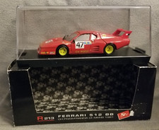 1981 Ferrari 512 BB 1981 Ch. Pozzi France Le Mans 1/43 BRUMM model car ITALY