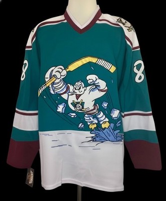 Teemu Selanne Mighty Ducks  Wild Wing  Alternate Jersey   Large   New With Tags 