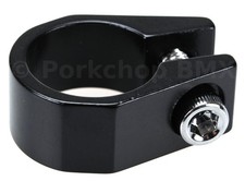 Tuf Neck style BMX seat post clamp 28.6mm 1 1/8" - BLACK