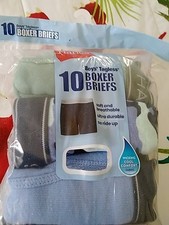 Hanes Boxer Briefs Boys XL 16/18 Tagless Cool Comfort 10 Pair Underwear NEW