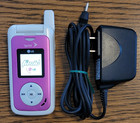 LG Fusic LX550 - Pink & White ( Sprint ) Very Rare Flip Phone - Excellent Shape