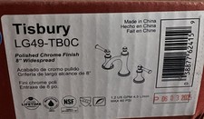 Pfister LG49-TB0 Tisbury 1.2 GPM Widespread Bathroom Faucet - Chrome Brand New