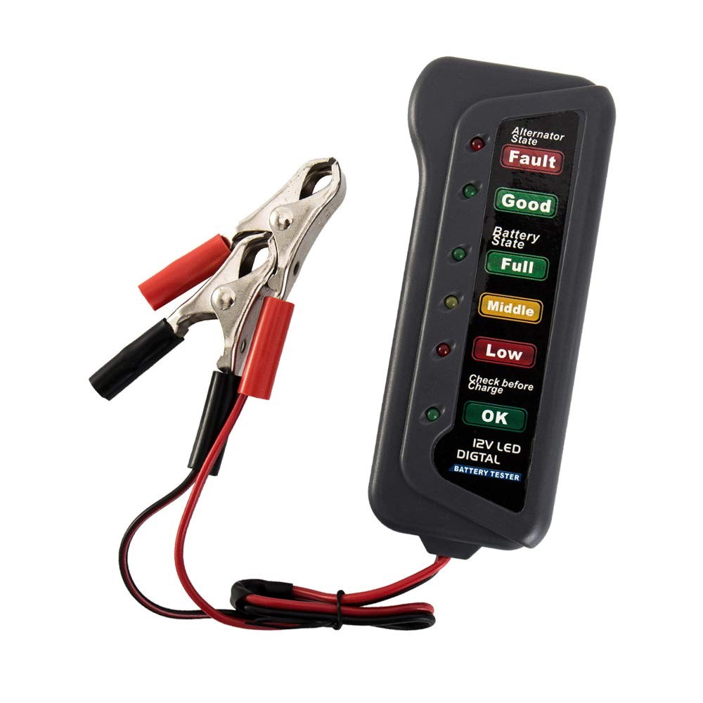 Tester Batteria Auto 12V Auto Digitale Alternatore Tester Multi Funzioni Diagnostica - Immagine 1