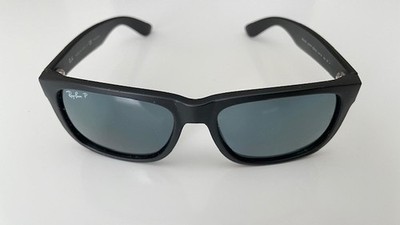 Ray-Ban Sunglasses RB4165 JUSTIN 622/2V 54-16 145 3P Polarized LensesMatte Black