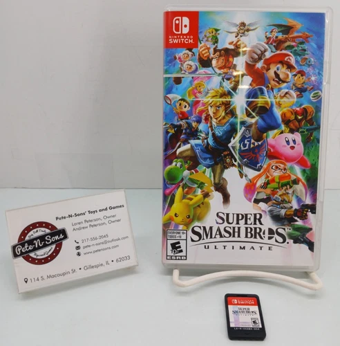 2018 Nintendo: Nintendo Switch: Super Smash Bros Ultimate: Cleaned and Tested
