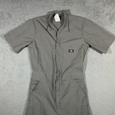 Dickies Gray Coveralls Jumpsuit Men's Small Workwear Mechanic Utility 3247