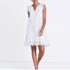Madewell Eyelet Garden Dress NWT 4 138.
