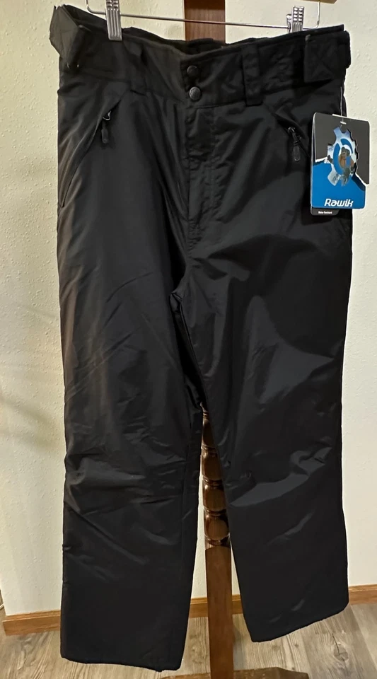 Pantalones de Snowboard Rawik Para Hombre Impermeables M Negros Aislados Esquí Exterior Nuevos con Etiquetas Foto 3 de 4