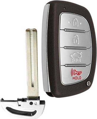 Smart Car Key Fit for Hyundai Sonata 2015-2017, Plastic, 4-Button Replaces 95...