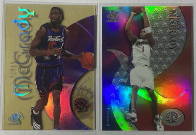 Tracy McGrady 1998-99 Skybox Century E-X Card #17 & 1999-00 Skybox E-X #32 -Read