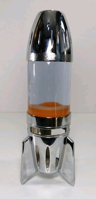 Mathmos Lavalampe Fireflow Modell Chrom Silber Kerze Power Lighting Design