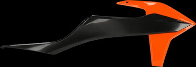 Acerbis Left Right Radiator Shrouds Orange Black 16 KTM 500 EXC F 20-23