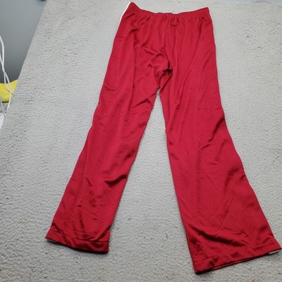 Nike Breakaway Basketball Track Pants Mens M Dark Red Mesh