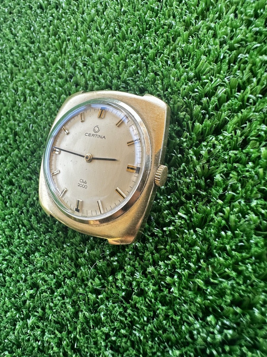 Vintage Watch Certina 17 Jewels Gold Plated Swiss Made