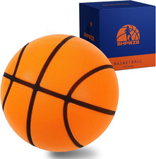 Silent Basketball Indoor Training Foam Ball - Airless Soundless Basketball for Q