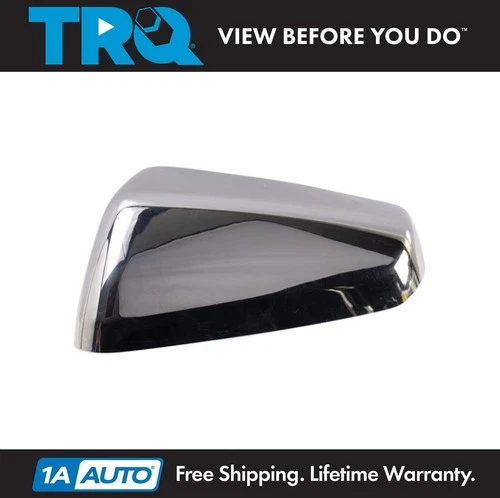TRQ Exterior Mirror Cap Cover Chrome LH Side for Chevrolet Equinox GMC Terrain
