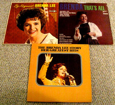 BRENDA LEE LOT OF 6 LPs 1960s Pop Country FREE SHIPPINGdd