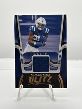 Marlon Mack 2021 Panini Playbook Blitz Patch #BTZ-MMA - Indianapolis Colts