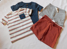 Tommy Bahama Baby Boy's 4 Piece Set T Shirts  Shorts Size 18 Months Multi NWT