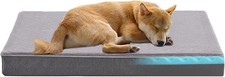 Cooling Dog Beds for Large Dogs, Orthopedic Memory Foam Dog Bed, Large Pet Be...