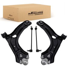 Front Suspension Control Arm w/ Ball Joint Sway Link For Volkswagen Passat 12-21