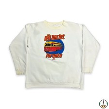 Sudadera De Colección Años 90 Toronto Red Rocket TTC Hombres Grande Blanca Tranvía Pullover