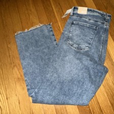 Women's KUT High Rise Reese Fab Straight Leg Size 12 Jeans