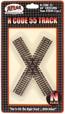 N Scale Code 55 60 Degree Crossing