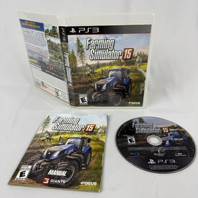 #ad #ad Farming Simulator 15 PS3 Sony PlayStation CIB Complete w Manual Tested Game $15.88