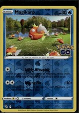 Carta Pokemon Magikarp Comune Pokemon GO 021/078 Acqua Reverse Holo