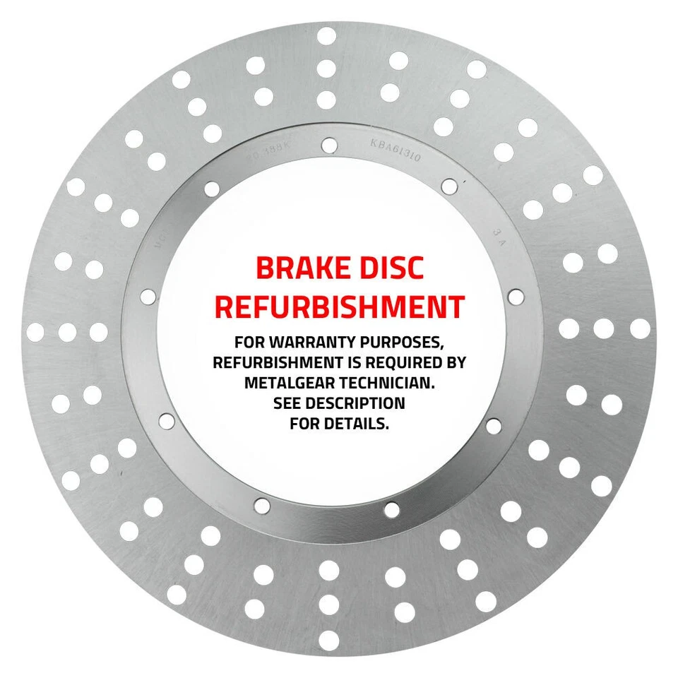 Disco de freno delantero izquierdo para Suzuki GS 550 T 1981-1981 Foto 3 de 4