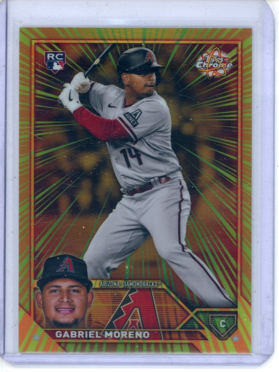 2023 Topps Chrome Gabriel Moreno Radiating Rookie RC SP Case Hit D'Backs AA607