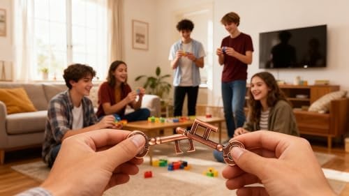 Traditional Metal Brain Teaser Classic Puzzle Toy Logic Skill