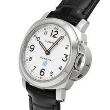 PANERAI Luminor Base Logo PAM00630 White Men's Used Watch #31031 2