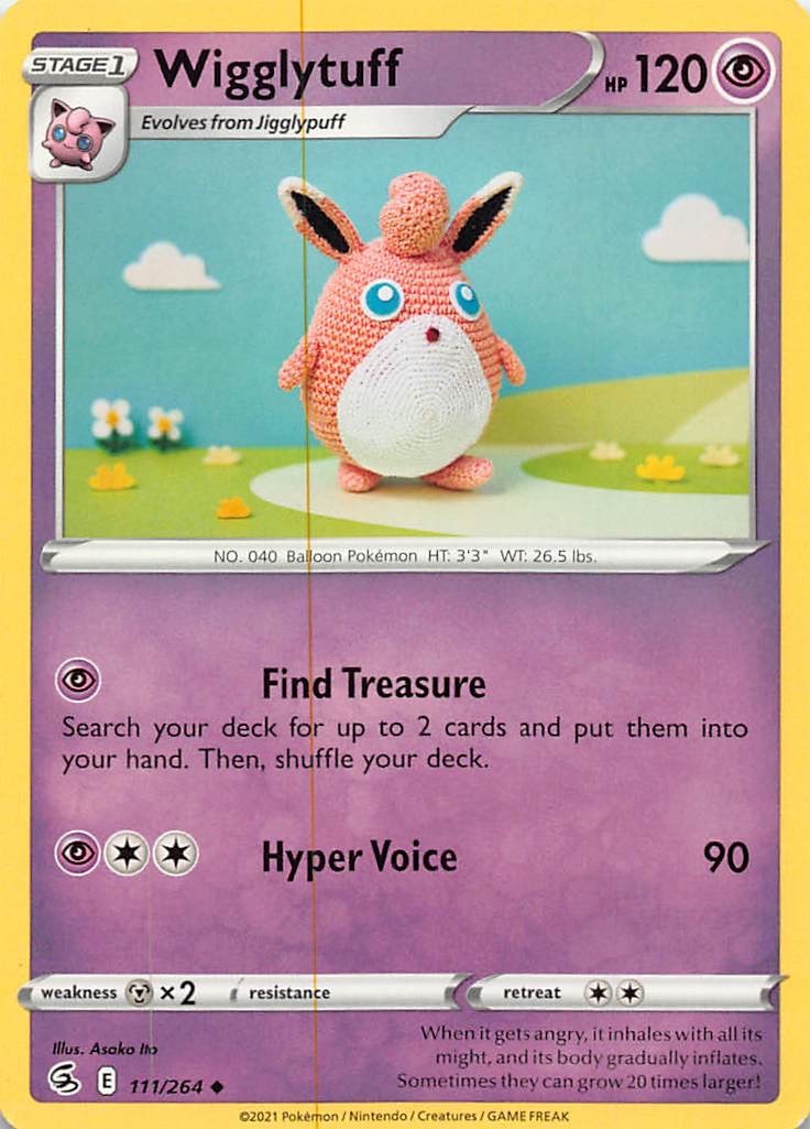 Wigglytuff 111/264 Uncommon Non Holo Pokemon TCG