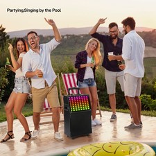 Wireless Microphones, DJ Lights, WiFi, HDMI for Home TV Outdoor Party