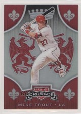 2019 Panini Chronicles Crusade Holo Prizm Mike Trout #8 4l3