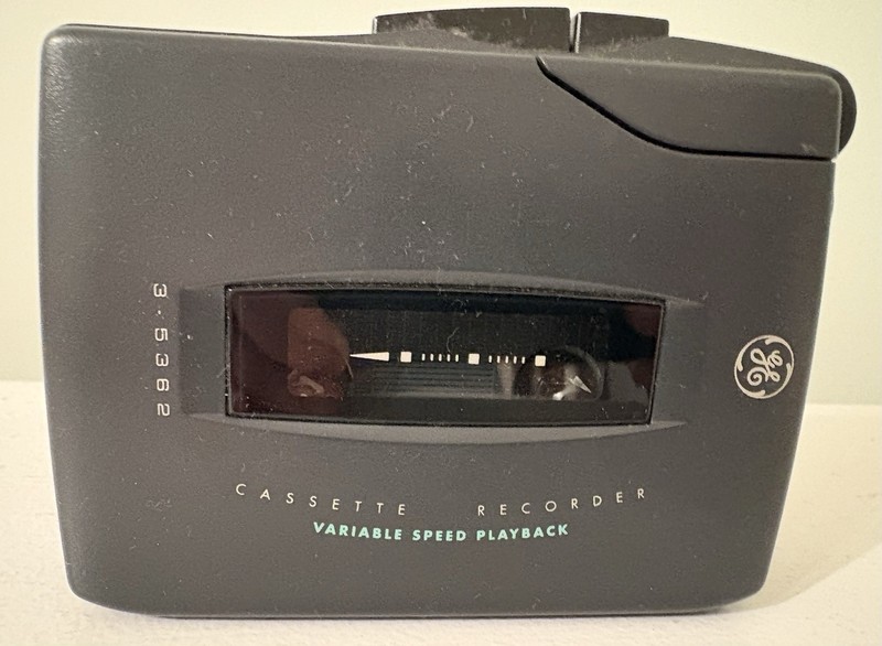 GE 3-5362A Variable Speed Playback Cassette Recorder