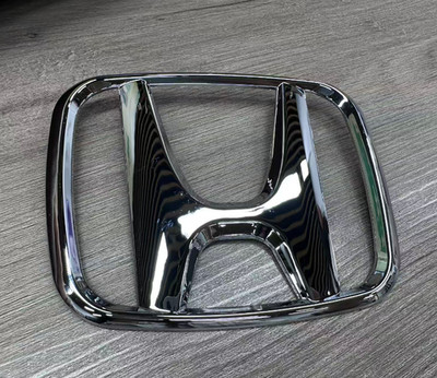 Front Grille Emblem 4DR H Badge Chrome For Honda Civic 2016-2021