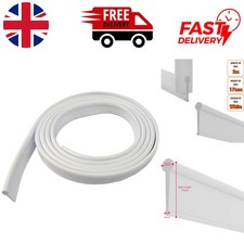 Flexible 2 Metre Shower Screen Seal in White - Simple Installing Rubber Solution