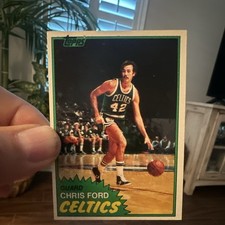 Topps 1981-82 Chris Ford Boston Celtics Basketball Card EAST 73